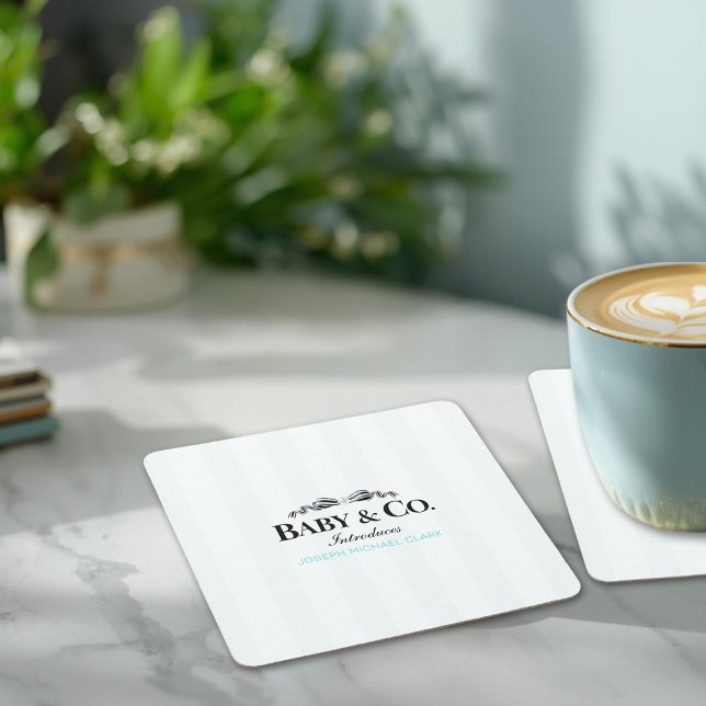 Dessous-de-verre Carré En Papier Baby & Co Sip and See  (Créateur téléchargé)