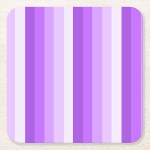 Dessous-de-verre Carré En Papier Bandes d'ombre pourpres