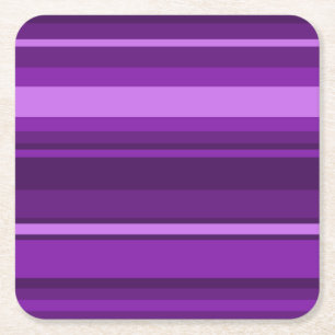 Dessous-de-verre Carré En Papier Bandes violettes