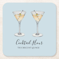 Barre d'illustration moderne Cocktail Martini