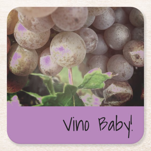 Dessous-de-verre Carré En Papier Barres de boisson (Devant)