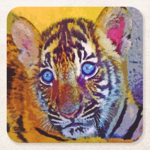 Bébé aux yeux bleus Tigre