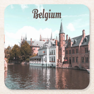 Dessous-de-verre Carré En Papier Belgique - Canal Bruxelles