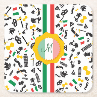Dessous-de-verre Carré En Papier Bella Italie