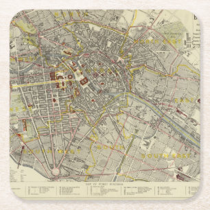 Dessous-de-verre Carré En Papier Berlin