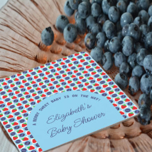 Dessous-de-verre Carré En Papier Berry Sweet Baby shower