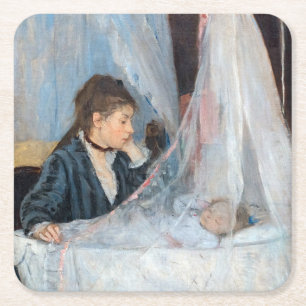 Dessous-de-verre Carré En Papier Berthe Morisot - Le berceau