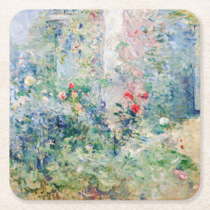 Dessous-de-verre Carré En Papier Berthe Morisot - Le jardin à Bougival