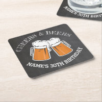 Bière de craie de tapis de dessous de verre