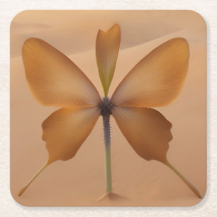 Dessous-de-verre Carré En Papier Bloom du désert