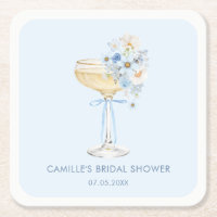 Boisson Bulles de Petit-Déjeuner de Mariée à Fleur