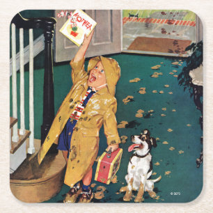 Dessous-de-verre Carré En Papier Bonne fête des mères