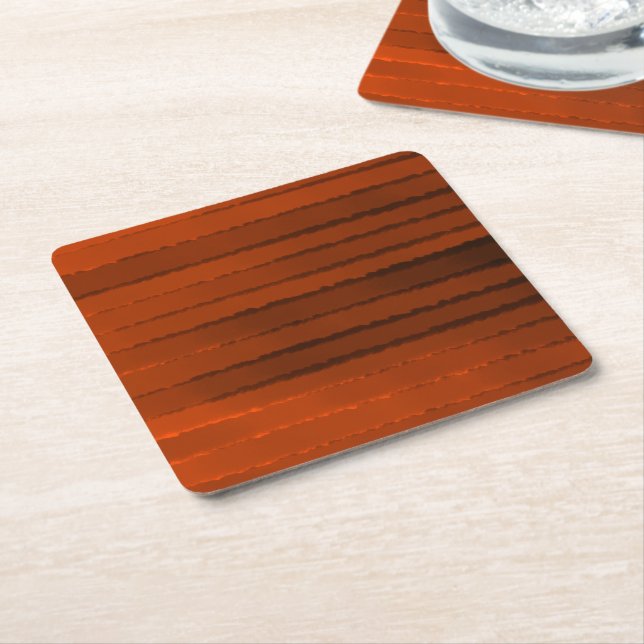 Dessous-de-verre Carré En Papier Bouffées de chaleur éclatantes (Incliné)