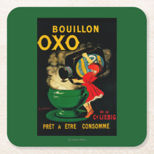 Dessous-de-verre Carré En Papier Bouillon OXO PoseterEurope vintage