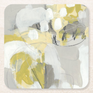 Dessous-de-verre Carré En Papier Brume de Citron