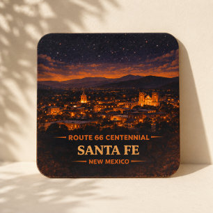 Dessous-de-verre Carré En Papier Cadeau de décoration de table Santa Fe Route 66 So