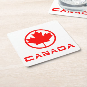 Dessous-de-verre Carré En Papier Canada