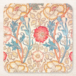 Dessous-de-verre Carré En Papier Carnation, William Morris