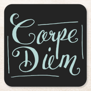 Dessous-de-verre Carré En Papier Carpe Diem Fancy