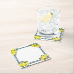 Dessous-de-verre Carré En Papier Carrelage méditerranéen clair Sicilien Citrus Lemo<br><div class="desc">L'accessoire parfait pour dîner en plein air - pensez que le brunch d'été dans la cour, ou les sangrias de l'après-midi au soleil. Les carreaux méditerranéens, popularisés par les collections de mode récentes de Dolce & Gabbana, sont l'exemple du luxe sicilien. Des citrons jaune vif ajoutent du zeste à cette...</div>