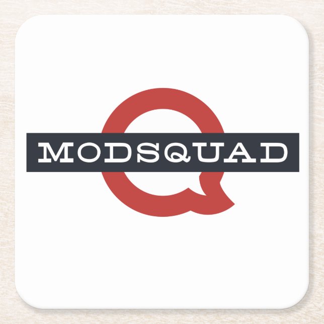 Dessous-de-verre Carré En Papier Ce sont des dessous de verre ! (Devant)