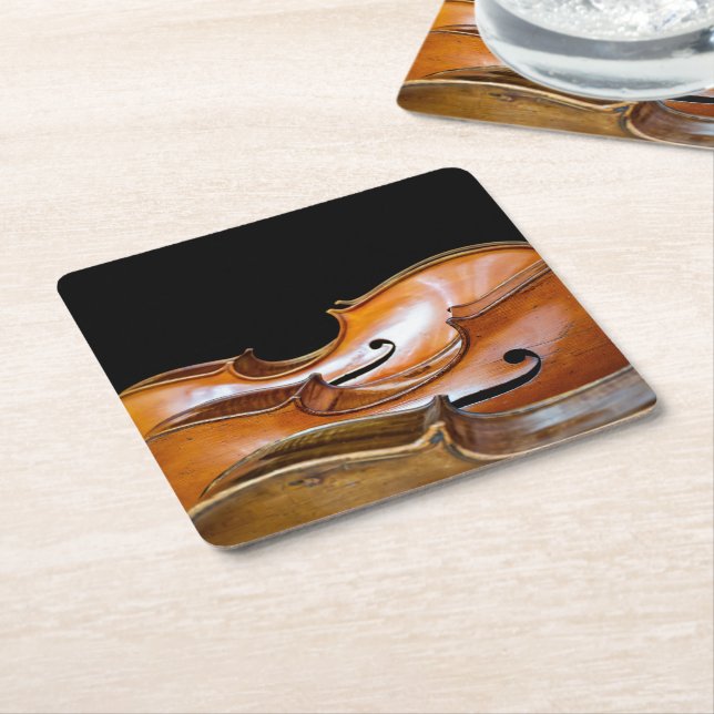 Dessous-de-verre Carré En Papier Cellos (Incliné)
