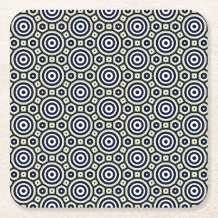 Dessous-de-verre Carré En Papier Cercles