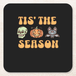 Dessous-de-verre Carré En Papier C'Est La Saison Halloween
