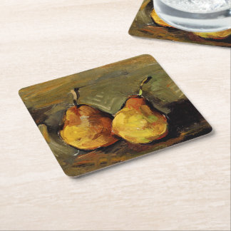 Dessous-de-verre Carré En Papier Cezanne - Deux poires