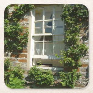 Dessous-de-verre Carré En Papier Charmant cottage anglais I