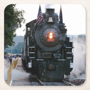 Dessous-de-verre Carré En Papier Chemin de fer du Grand Canyon