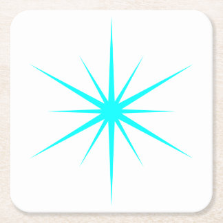 Dessous-de-verre Carré En Papier Choisissez N'Importe Quelle Couleur Mi-Siècle Mode