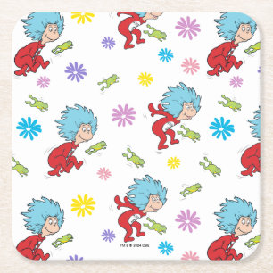 Dessous-de-verre Carré En Papier Chose Une Chose Deux Chaussures Hoppy Motif