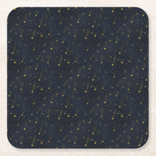 Dessous-de-verre Carré En Papier Ciel nocturne
