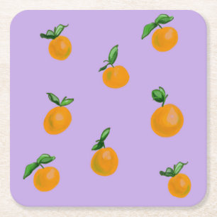 Dessous-de-verre Carré En Papier Citrus Studio I