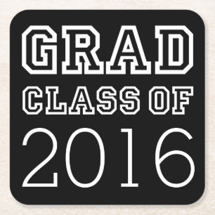 Dessous-de-verre Carré En Papier Classe Grad De