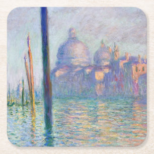 Dessous-de-verre Carré En Papier Claude Monet - Grand Canal, Venise