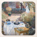 Dessous-de-verre Carré En Papier Claude Monet - Le déjeuner, panneau décoratif<br><div class="desc">Le déjeuner,  panneau décoratif / Le dejeuner,  panneau décoratif - Claude Monet,  1873</div>