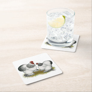 Dessous-de-verre Carré En Papier Cochin Columbian Bantams