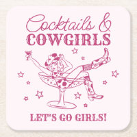 Cocktails roses et rodéo de cow-girls pour l'enter