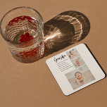 Dessous-de-verre Carré En Papier Collage moderne Meilleur grand-père Jamais beauté<br><div class="desc">Un collage moderne "Best Grand-père Ever" cadeau est une façon créative et personnalisée de montrer votre appréciation et votre amour pour votre grand-père. Ce type de cadeau implique généralement l'utilisation de la technologie numérique pour compiler une collection de photos et d'images qui présentent des moments et des souvenirs spéciaux que...</div>