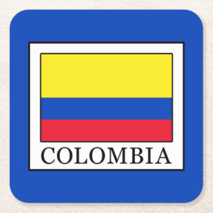 Dessous-de-verre Carré En Papier Colombie