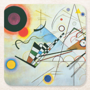 Dessous-de-verre Carré En Papier Composition VIII par Wassily Kandinsky