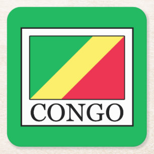 Dessous-de-verre Carré En Papier Congo