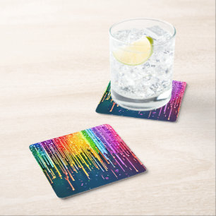 Dessous-de-verre Carré En Papier Conserver ou concevoir votre propre -