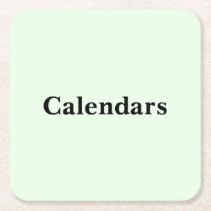 Dessous-de-verre Carré En Papier Continuez à défiler pour voir ces calendriers phot