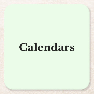 Dessous-de-verre Carré En Papier Continuez à défiler pour voir ces calendriers phot