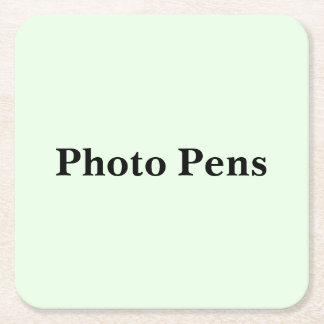 Dessous-de-verre Carré En Papier Continuez à défiler pour voir ces stylos photo