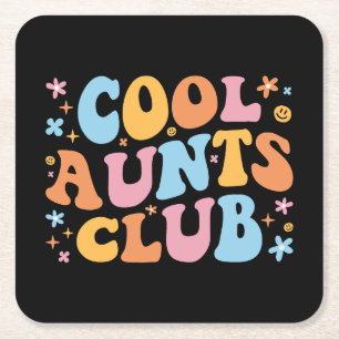 Dessous-de-verre Carré En Papier Cool Aunts Club III