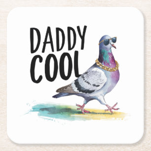 Dessous-de-verre Carré En Papier Cool papa